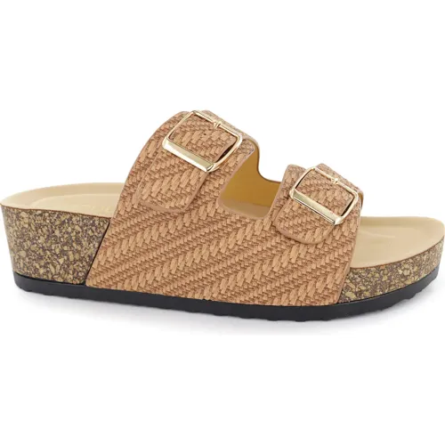 Impuls Sandalias Cuña Mujer Hani07 Camel
