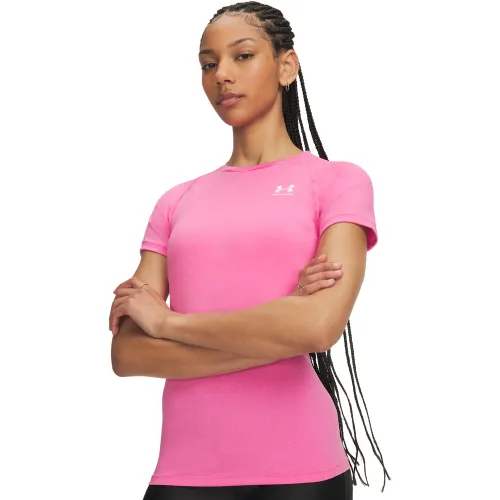 Under Armour Polo Training Mujer Heatgear Compression Manga Corta