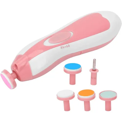 PENTHA Lima Eléctrica Para Uñas De Bebé Color Rosado