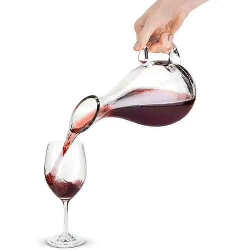 PENTHA Decantador De Vino Mas Copas, Jarra De Decan Para Vino 1l