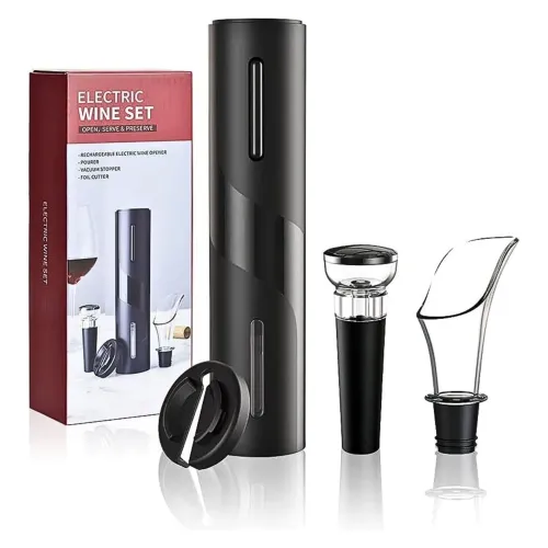 PENTHA Saca Corcho De Vino Eléctrico Más Aireador Y Tapón De Vacio