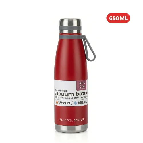 PENTHA Termo Tomatodo De 650 Ml Acero Inoxidable Color Rojo