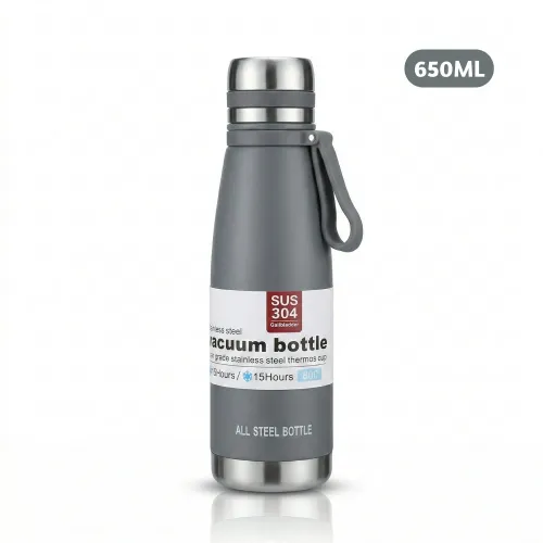 PENTHA Termo Tomatodo De 650 Ml Acero Inoxidable Color Plomo
