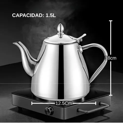 PENTHA Jarra Tetera Infusor De Acero Inoxidable 1.5l