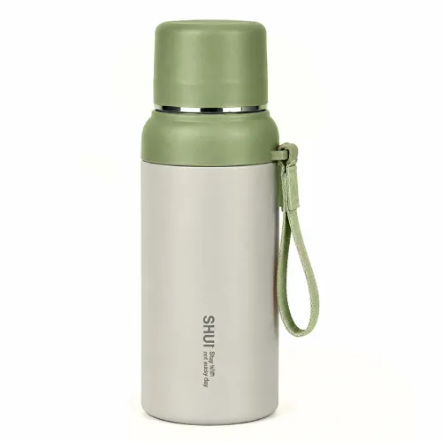 PENTHA Termo De Acero Inoxidable 600ml Para Bebidas Calientes Y Frías Verde