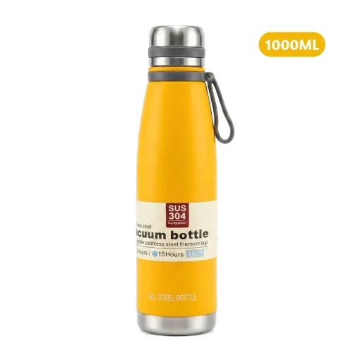 PENTHA Termo Tomatodo De 1 Litro Acero Inoxidable Color Amarillo