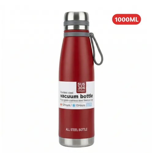 PENTHA Termo Tomatodo De 1 Litro Acero Inoxidable Color Rojo
