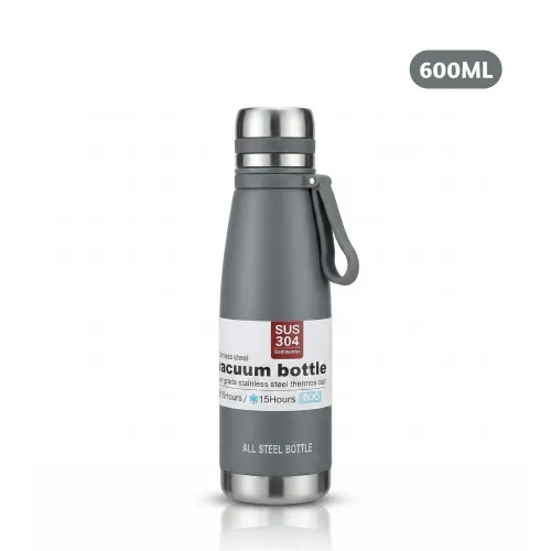 PENTHA Termo Tomatodo De 600 Ml Acero Inoxidable Color Plomo