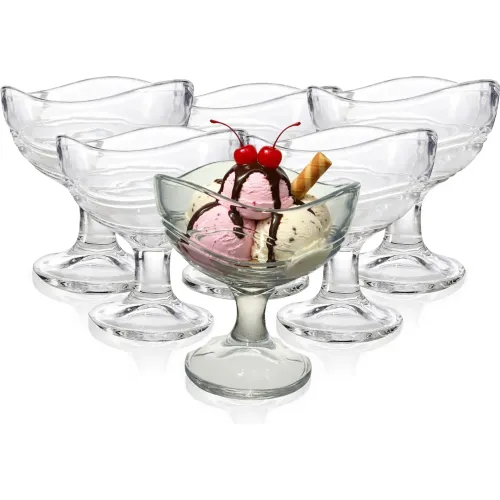 PENTHA Copa Para Postre Y Helados 280ml, Set De 6 Unidades