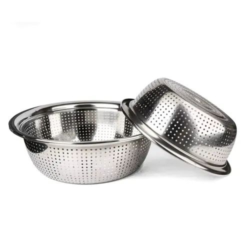 PENTHA Cesto Colador Acero Inoxidable 24cm Pack X2