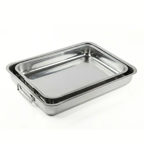 PENTHA Set De 2 Bandeja Acero Inoxidable 39 Y 45cm