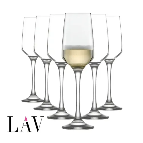 LAV Copa Flauta Champaña 230ml Lav 6 Unidades