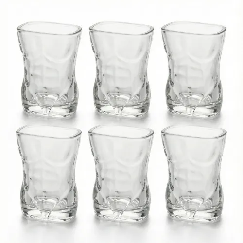 PENTHA Vaso Shot Tequilero 30ml Cuerpo Masculino Set X6
