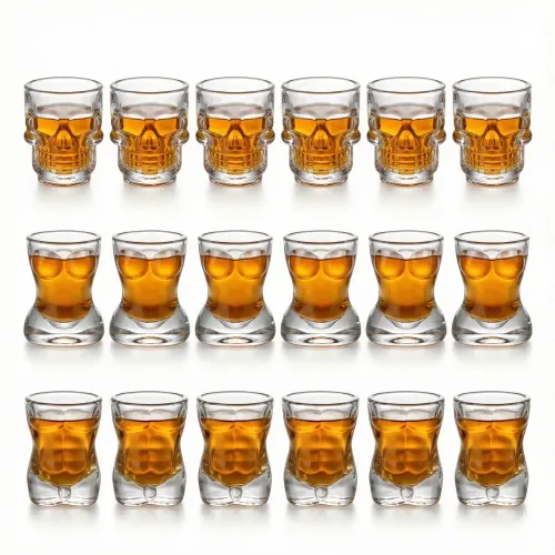 PENTHA Vaso Shot Tequilero Diseño Variado Set X18
