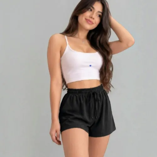 ANGELS Short Mujer Acanelado Kitty Pam