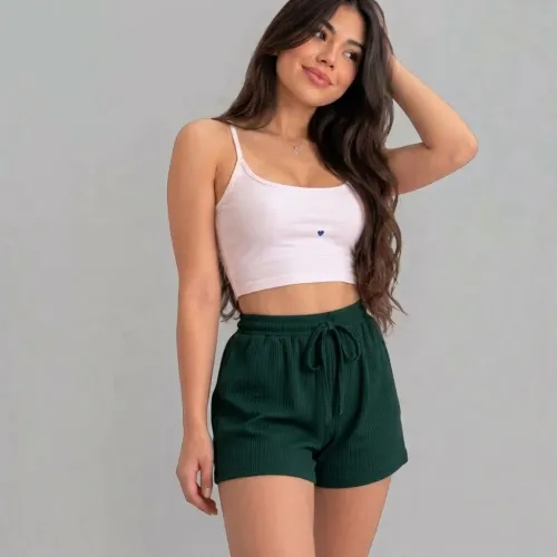 ANGELS Short Mujer Acanelado Kitty Pam