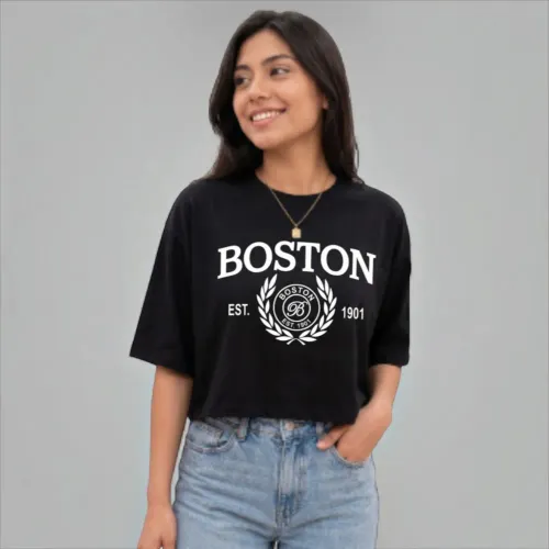 ANGELS Polo Crop Mujer Katritata Bos