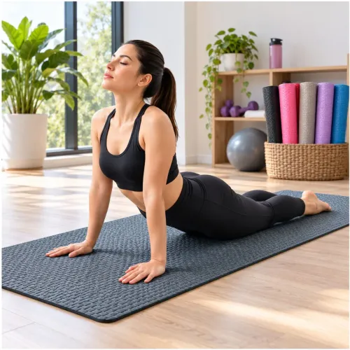GENERICO Tapete Colchoneta De Yoga Pilates Y Ejercicio Antideslizante 182x61cm Color Aleatorio