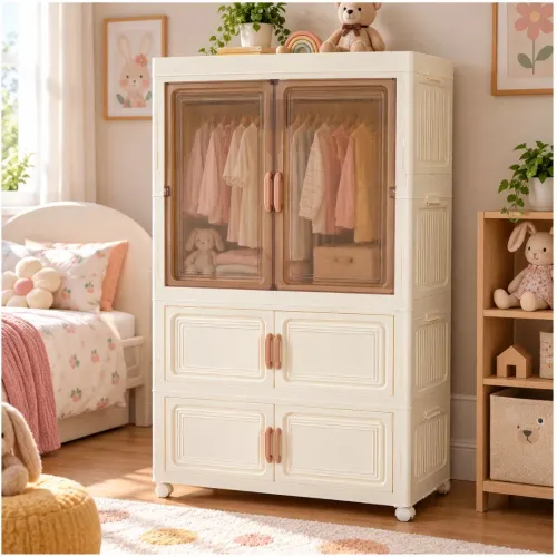 GENERICO Organizador De Ropa Ropero Armario Multifuncional Plegable 123x67x31cm