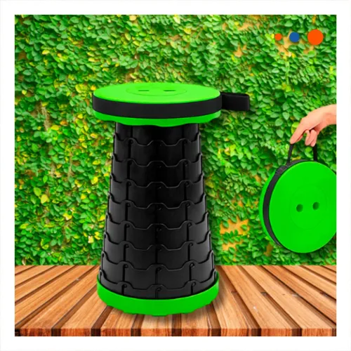GENERICO Silla Plegable Verde 1 Seguro Portatiles Estructura