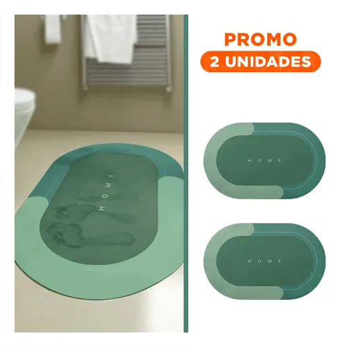 GENERICO Pack2 Protector Ovalado Home Verde Para Casa Uso