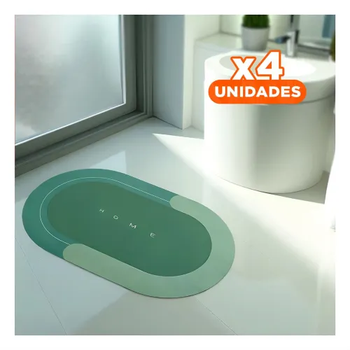 GENERICO Pack4 Protector Decorativo Home Verde Formato