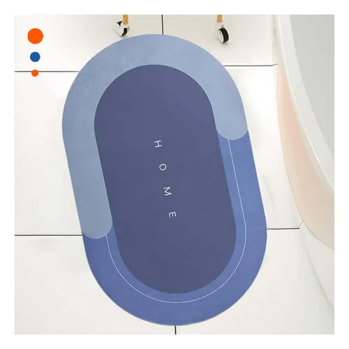 GENERICO Tapete Decorativo Home Azul Acero Material