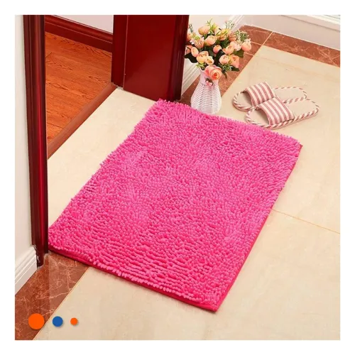 GENERICO Tapete Rectangular Microfibra 40x60cm Rosado