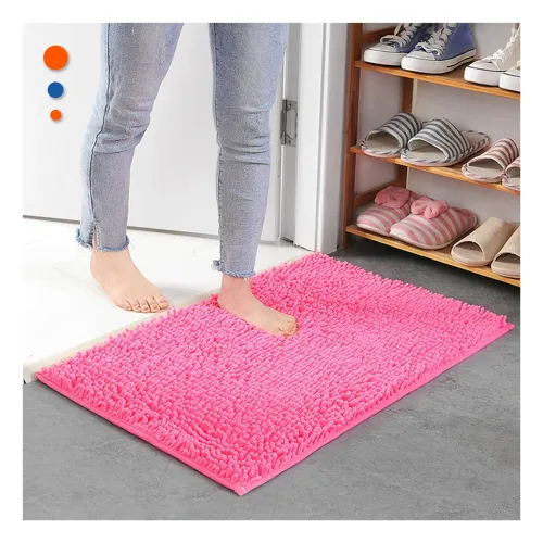 GENERICO Tapete Decorativo Microfibra 40x60cm Rosado