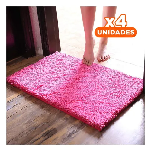 GENERICO Pack4 Protector Decorativo Microfibra 40x60cm
