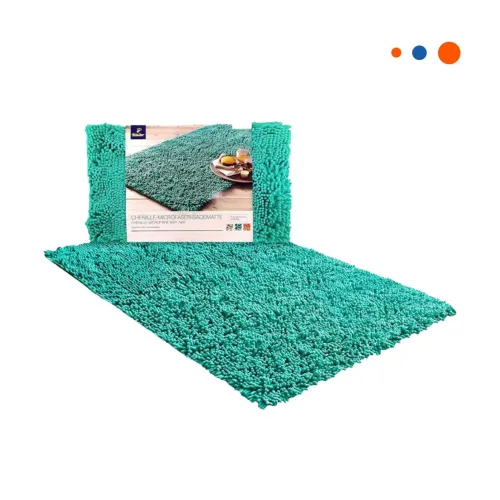 GENERICO Tapete Decorativo Microfibra 40x60cm Verde Agua