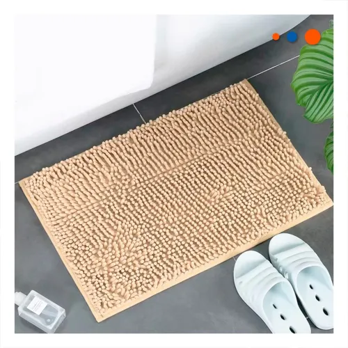 GENERICO Tapete Decorativo Microfibra 40x60cm Crema Material