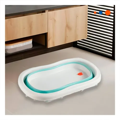 GENERICO Bañera Plegable Para Bebe Resistente Y Funcional