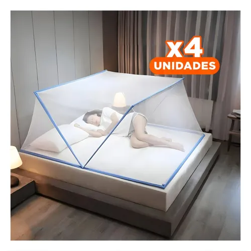 GENERICO Pack4 Cubierta Plegable 130x190cm Comoda Y Practica