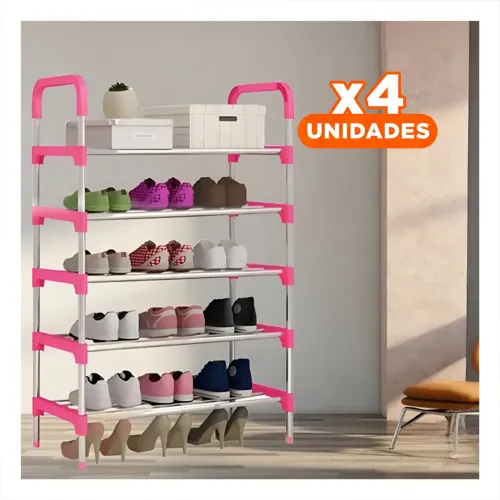 GENERICO Pack4 Soporte Vertical 5 Niveles Comodo Y Ligero