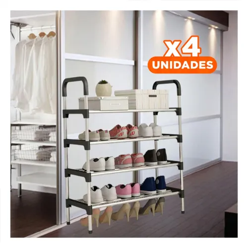 GENERICO Pack4 Soporte Vertical 4 Niveles Comodo Y Ligero