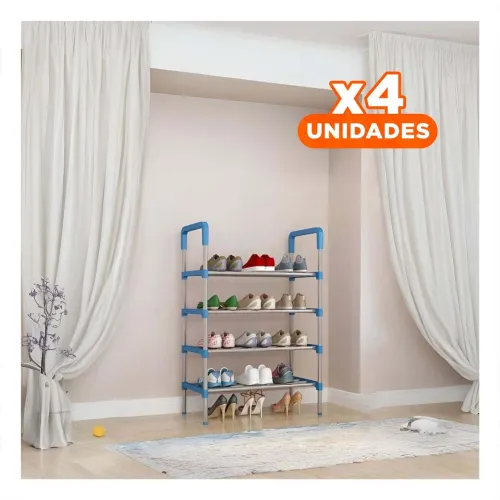 GENERICO Pack4 Soporte Vertical 4 Niveles Comodo Y Ligero