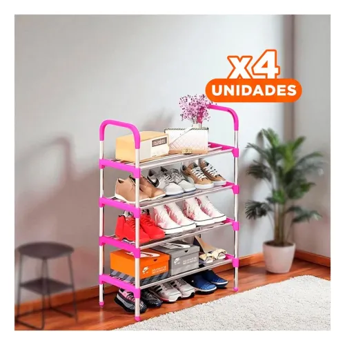 GENERICO Pack4 Soporte Vertical 4 Niveles Comodo Y Ligero
