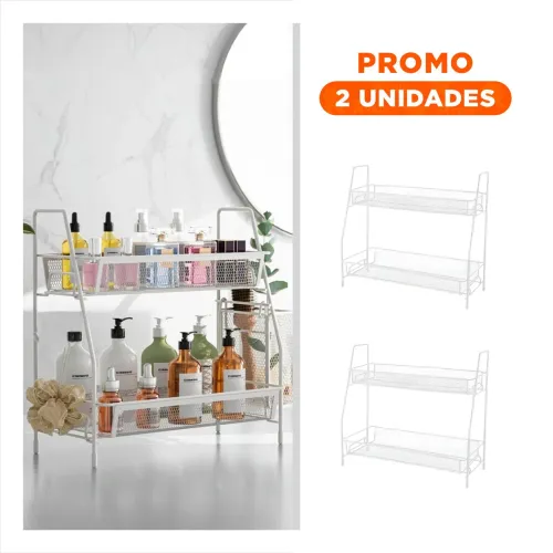 GENERICO Pack2 Soporte De 2 Niveles Multiuso Ligero