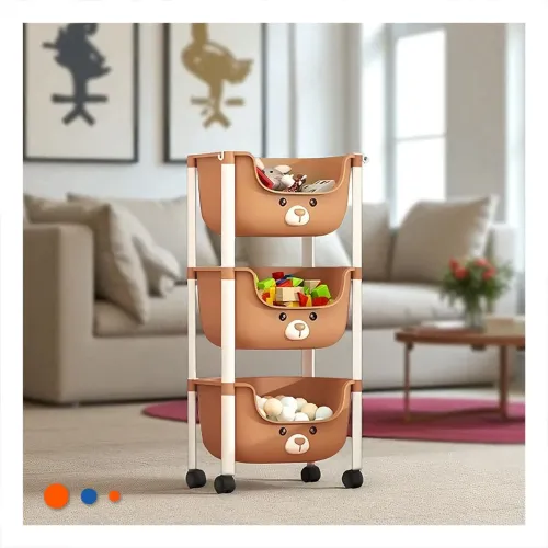 GENERICO Organizador Kawaii 3 Niveles Estructura Resistente
