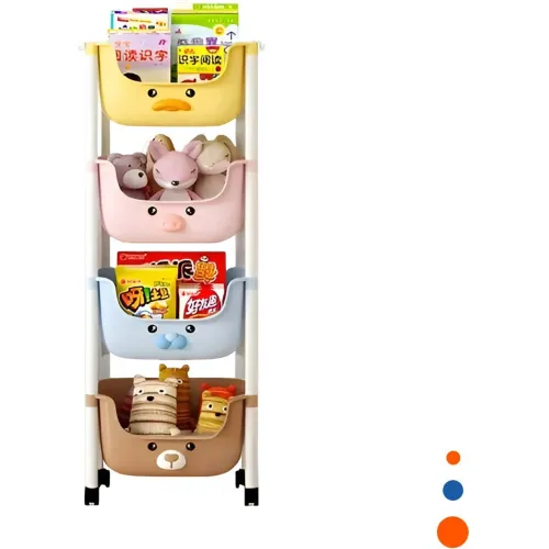 GENERICO Organizador Kawaii 4 Niveles Estructura Resistente