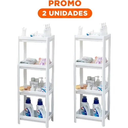 GENERICO Pack2 Organizador Estrecho 4 Niveles De Color