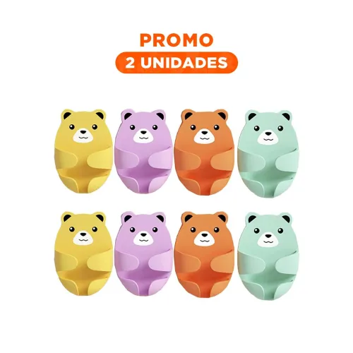 GENERICO Pack2 Soporte De Pared Dibujos Animados Con Mucha