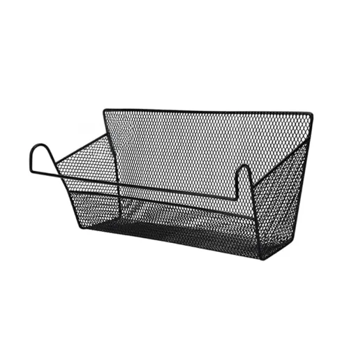 GENERICO Cesta Colgador 26x8x13 Cm De Negro De Material