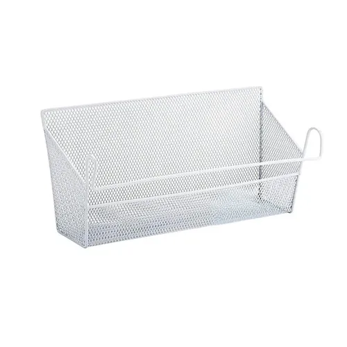 GENERICO Cesta Colgador 26x8x13 Cm De Blanco De Material