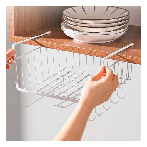 GENERICO Cesto Flotante Metalico 28,5x20x27 Cm Blanco