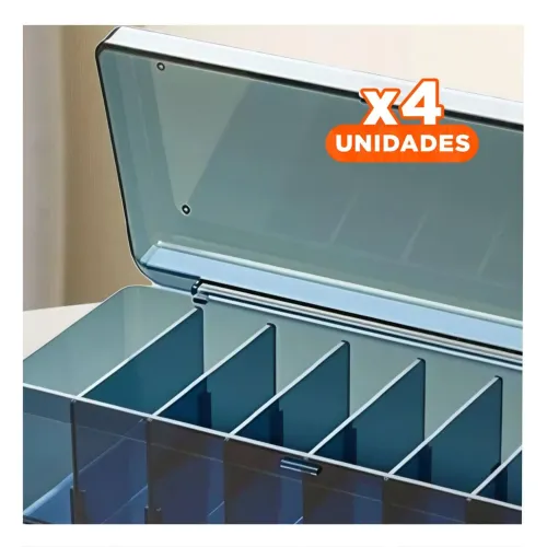 GENERICO Pack4 Bandeja Organizadora Versatil Resistente