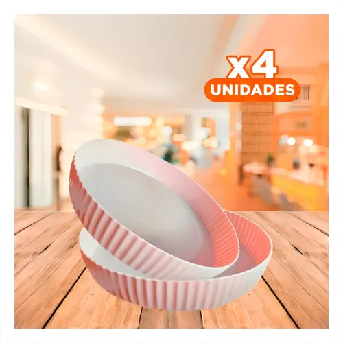 GENERICO Pack4 Base Para Especias Plastico 30.5x6x30.5cm Uso