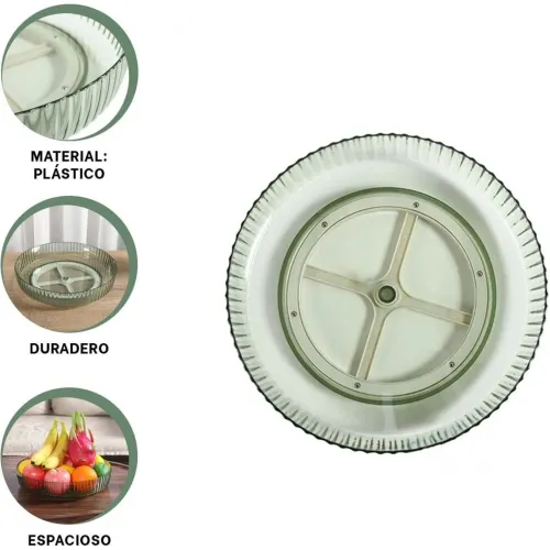 GENERICO Soporte Para Especias Plastico 30.5x6x30.5cm