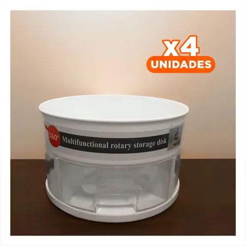 GENERICO Pack4 Soporte Giratorio 360 Grados Practico